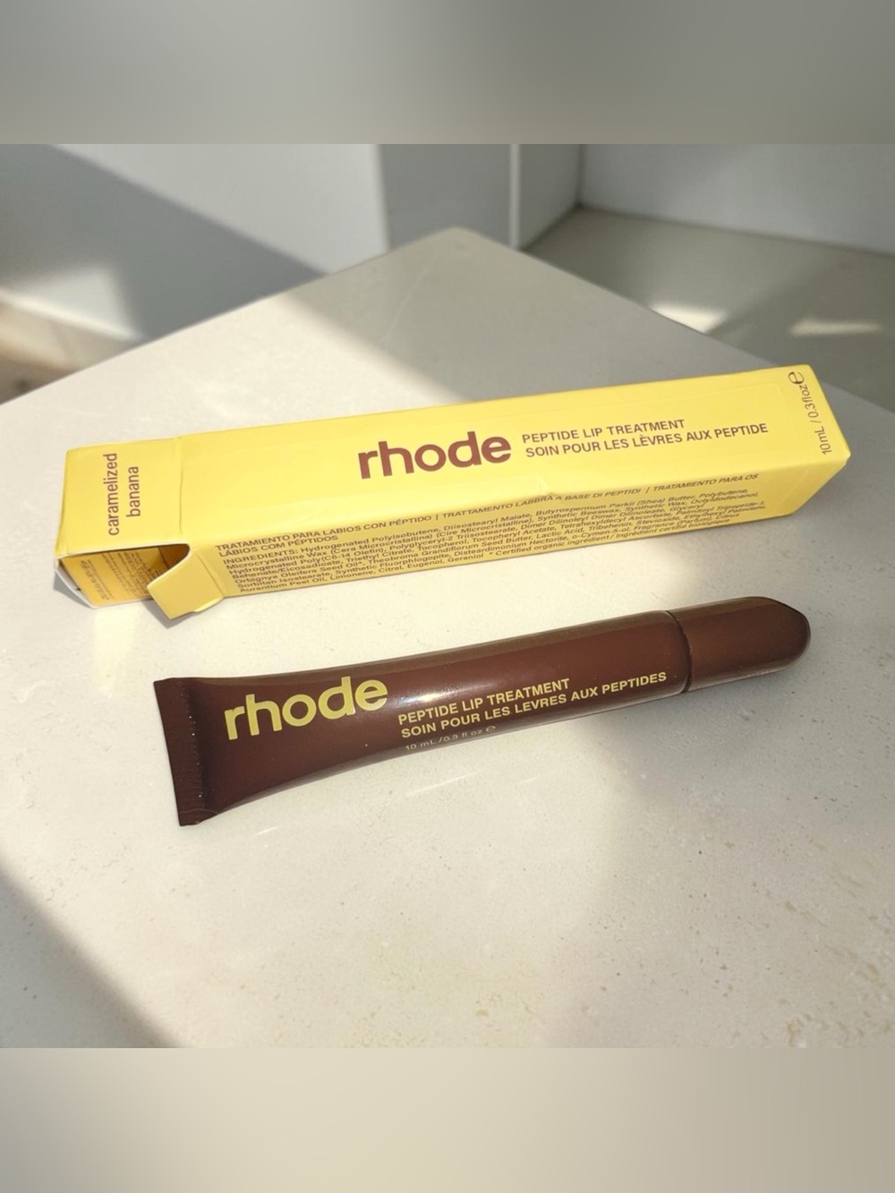 Rhode Peptide Lip Treatment – Caramelized Banana (10 mL / 0.3 fl oz) BNIB